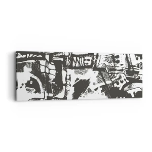Tablou pe pânză - Ordine sau haos? - 90x30 cm
