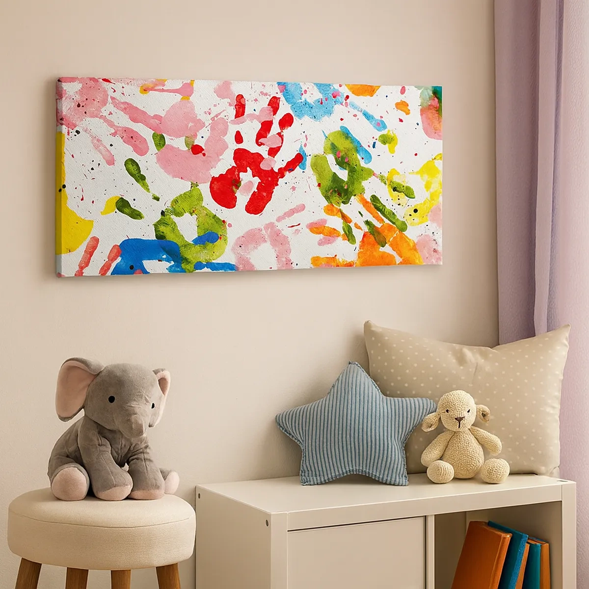 Tablou pe pânză - Du-te după urmele - 30x30 cm