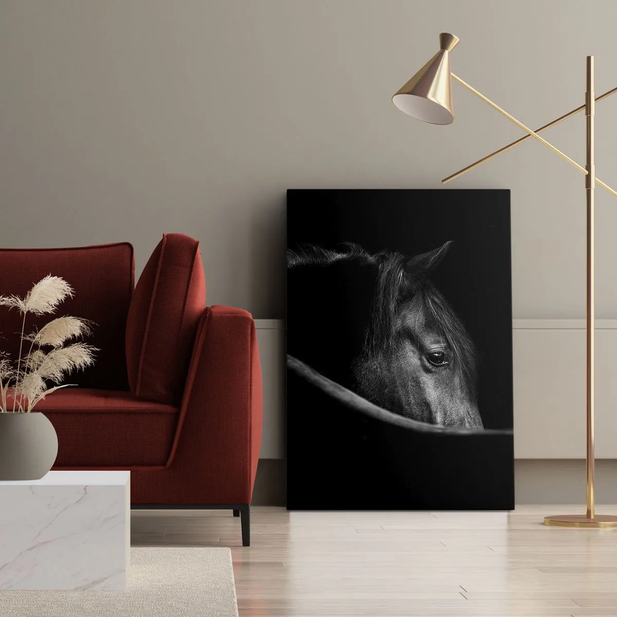 Tablou pe pânză - Prințul negru - 50x70 cm
