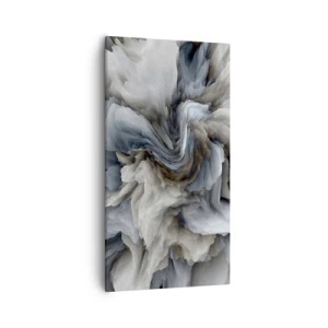 Tablou pe pânză - Piatră și floare - 55x100 cm
