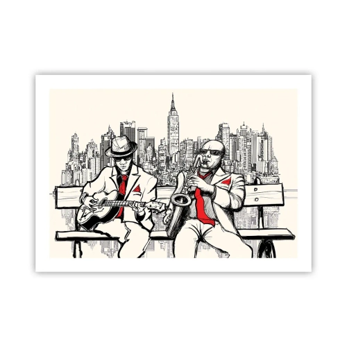 Poster - Improvizație la New York - 70x50 cm