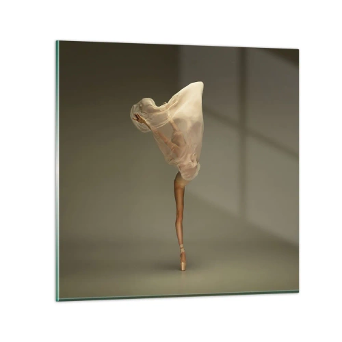 Tablou pe sticlă - Pe cale să zboare - 30x30 cm