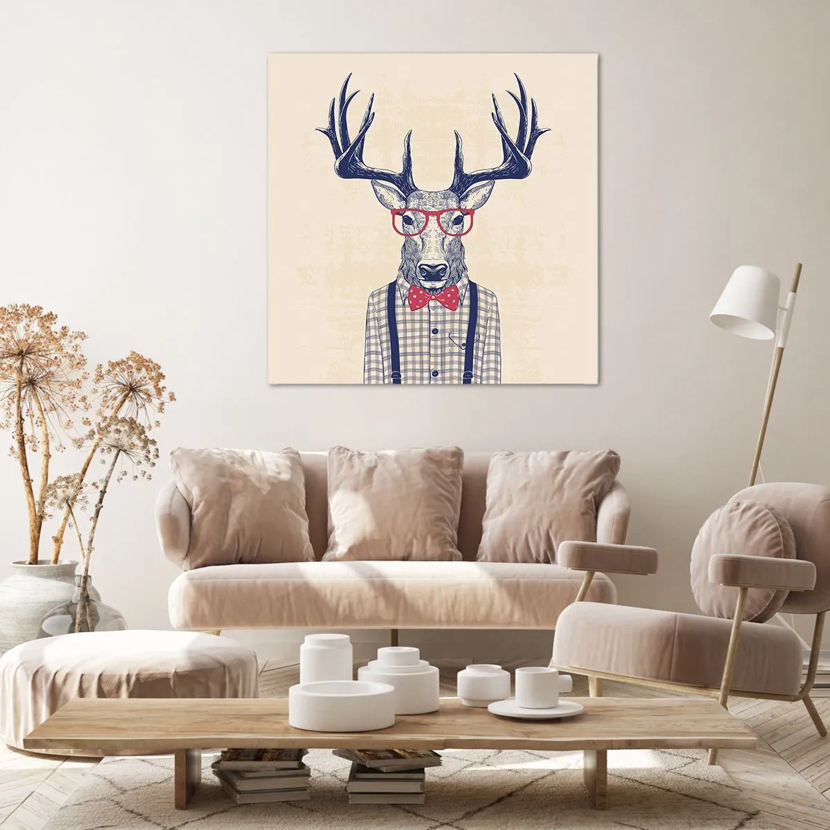 Tablou pe pânză - O extravaganță jucăușă - 40x40 cm