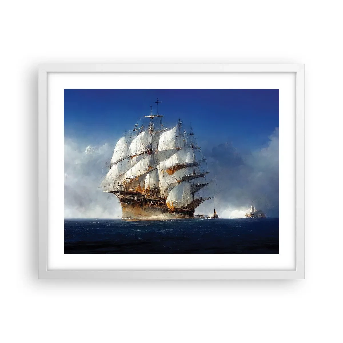 Poster în ramă albă - The great glory! - 50x40 cm