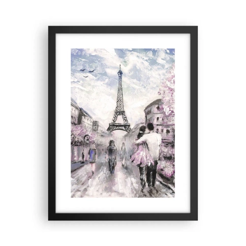Poster în ramă neagră - Dacă ar fi să te îndrăgostești, atunci doar de... - 30x40 cm