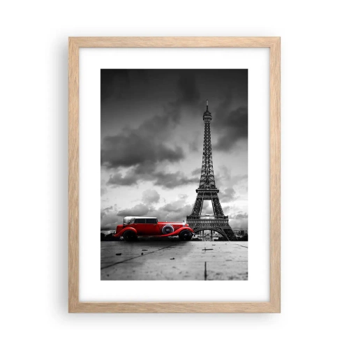 Poster în ramă de stejar deschis - Nu cu mult timp în urmă, la Paris - 30x40 cm
