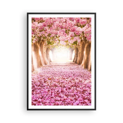 Poster în ramă neagră - Drumul spre paradis - 70x100 cm