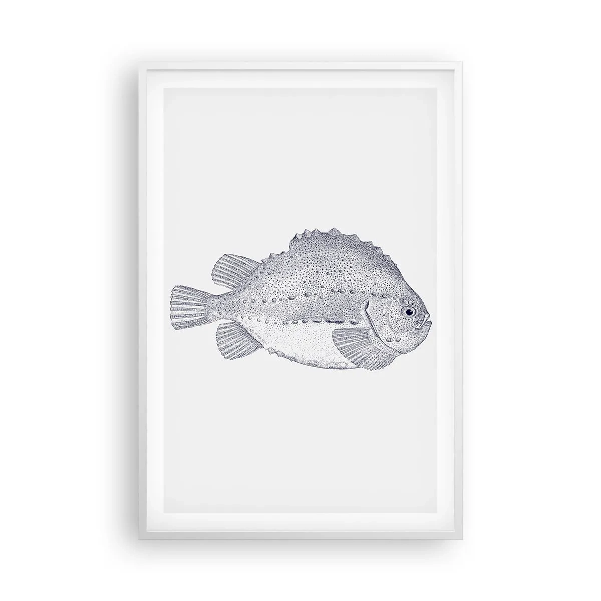 Poster în ramă albă - Pentru albumul naturalistului - 61x91 cm