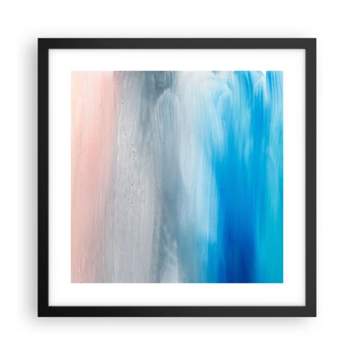 Poster în ramă neagră - Elemente: aer - 40x40 cm