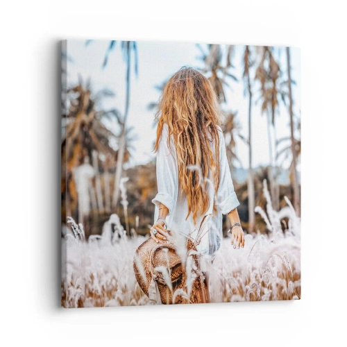 Tablou pe pânză - Născută din puful de iarbă - 30x30 cm
