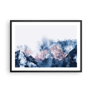 Poster în ramă neagră - Acestea sunt vârfurile! - 70x50 cm