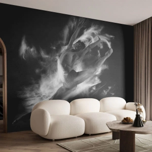 Tapet Premium Sand - Oprit în zbor - Dansator, Balet, Cultură - 150x105 cm