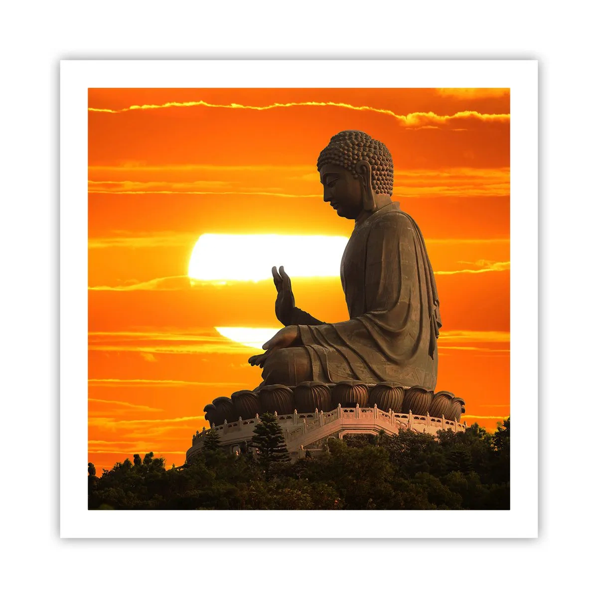 Poster - Fără frică de lume - 60x60 cm