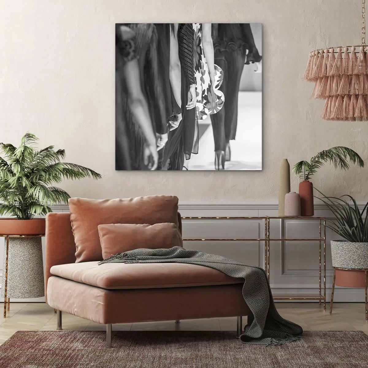 Tablou pe pânză - Paradă elegantă - 50x50 cm