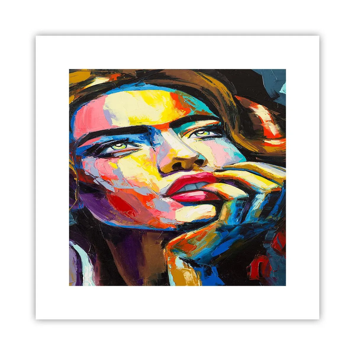 Poster - Visele ca niște păsări se înalță pe cer - 30x30 cm