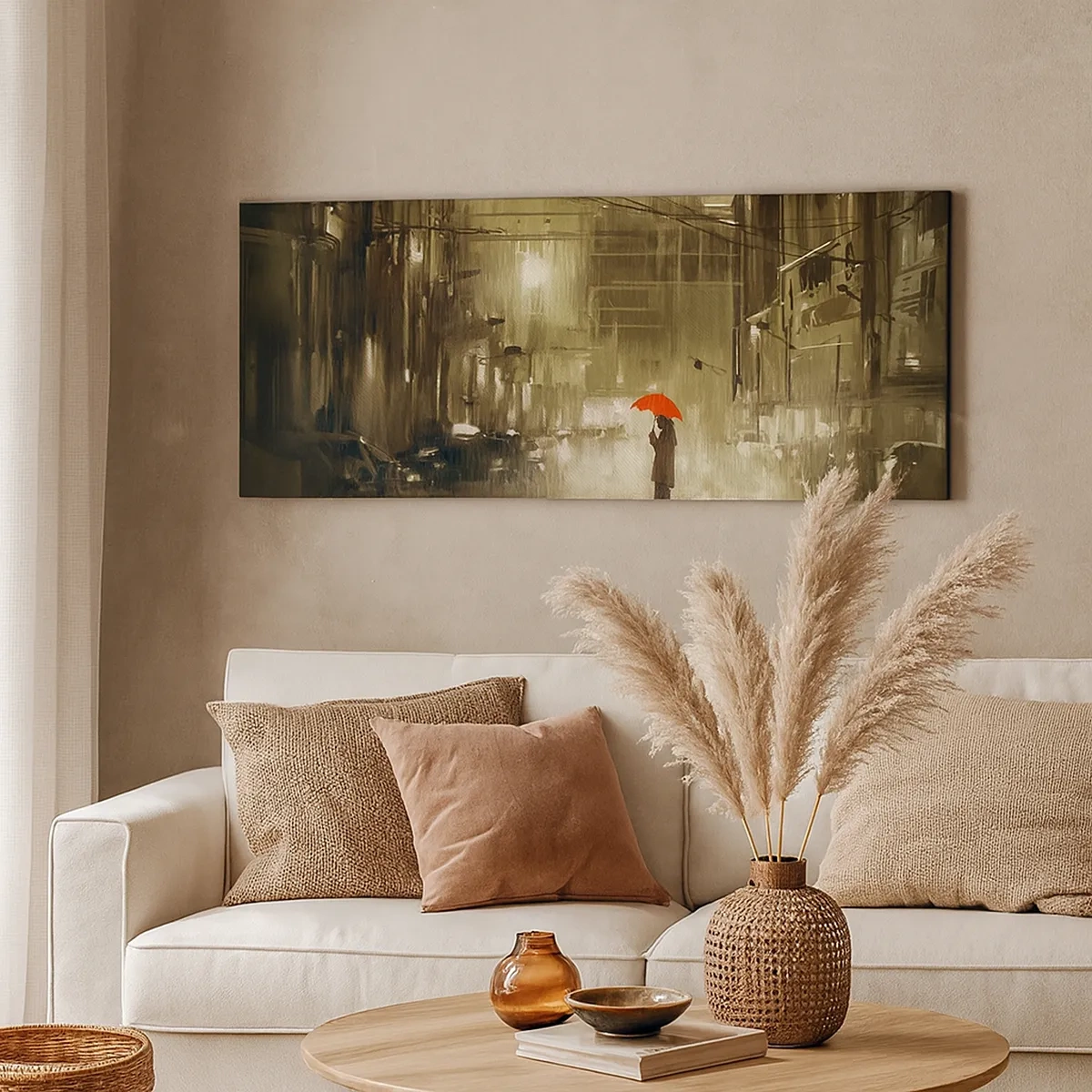 Tablou pe pânză - Singură, dar nu singuratică - 30x30 cm