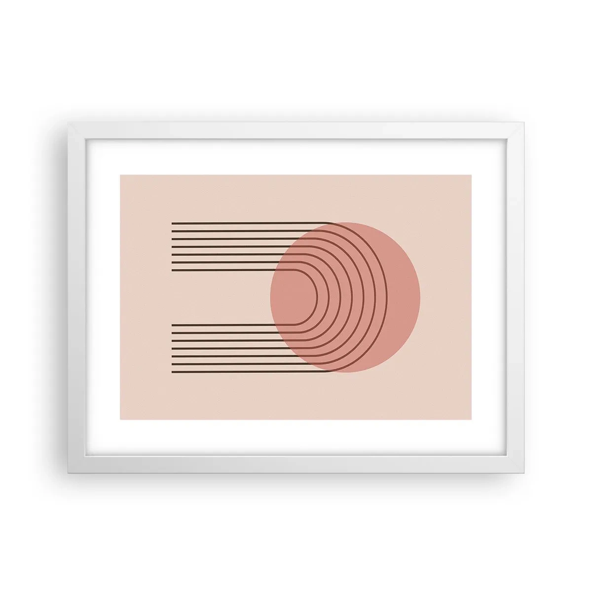 Poster în ramă albă - Atracție irezistibilă - 40x30 cm