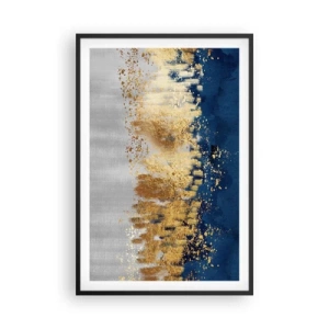 Poster în ramă neagră - Compoziție modernă cu bliț - 61x91 cm
