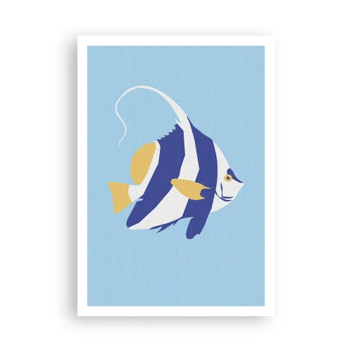 Poster - Frumoasa din apele tropicale - 70x100 cm