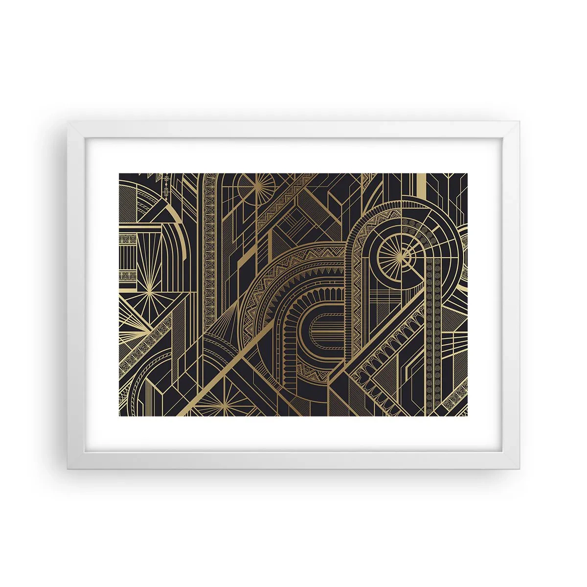 Poster în ramă albă - Concepte, idei, planuri - 40x30 cm