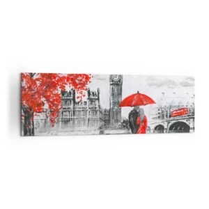 Tablou pe pânză - Îndrăgostit de Londra - 160x50 cm