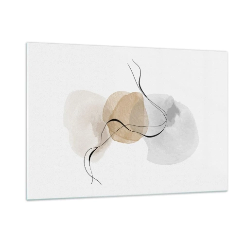 Tablou pe sticlă - Mărgele de aer - 120x80 cm