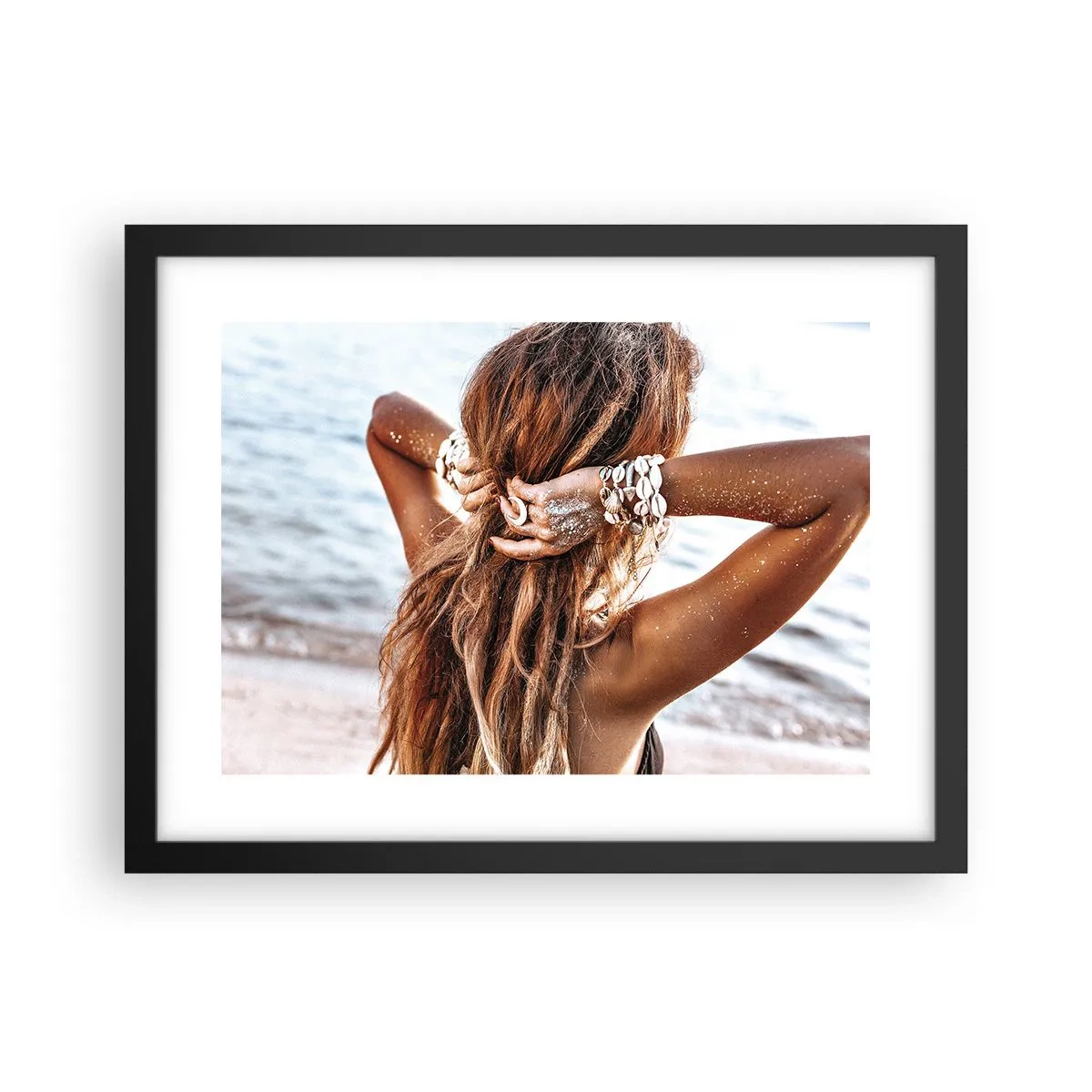 Poster în ramă neagră - Sora apei și a soarelui - 40x30 cm