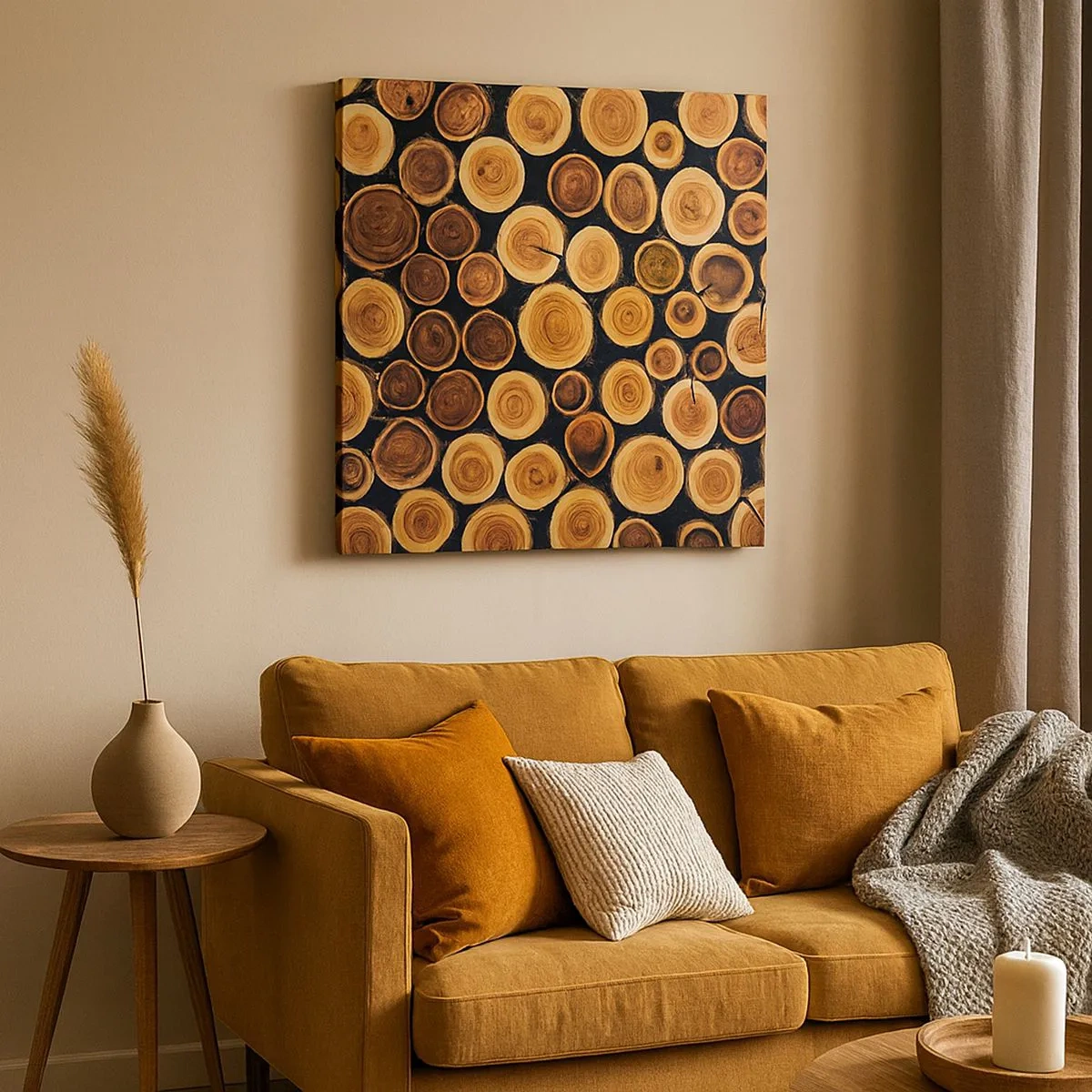 Tablou pe pânză - Cât de bătrân sunt? - 30x30 cm