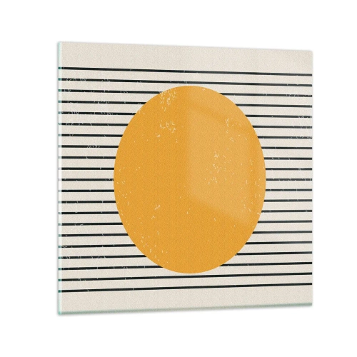 Tablou pe sticlă - Puterea simplității - 30x30 cm