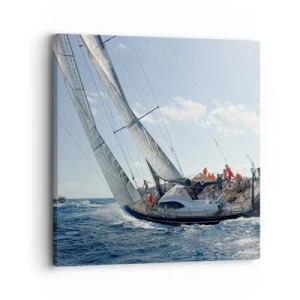 Tablou pe pânză - Să câștige cel mai bun - 30x30 cm