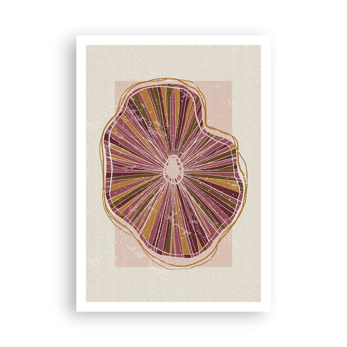 Poster - Abstracția radială - 70x100 cm
