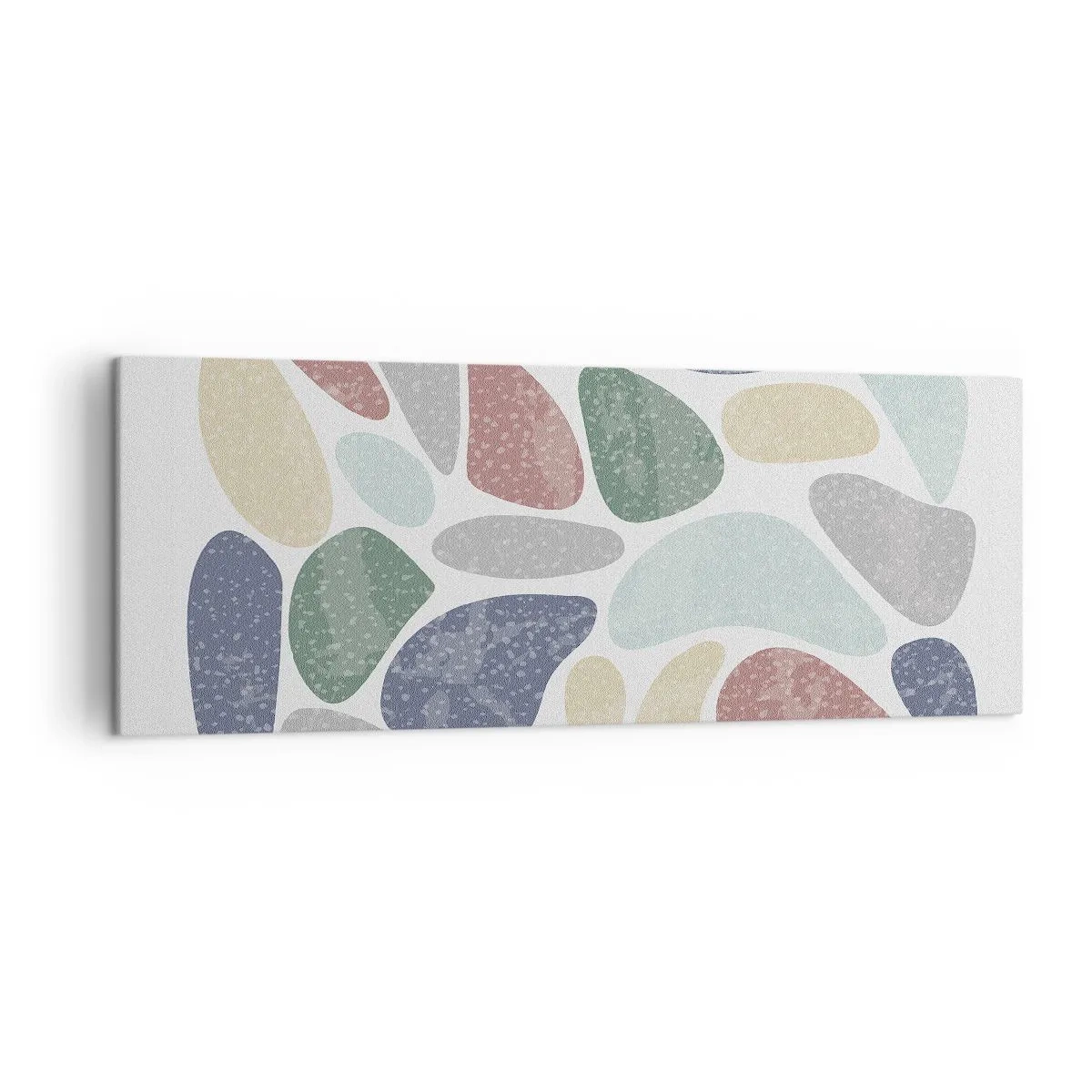 Tablou pe pânză - Un mozaic de culori pudrate - 140x50 cm