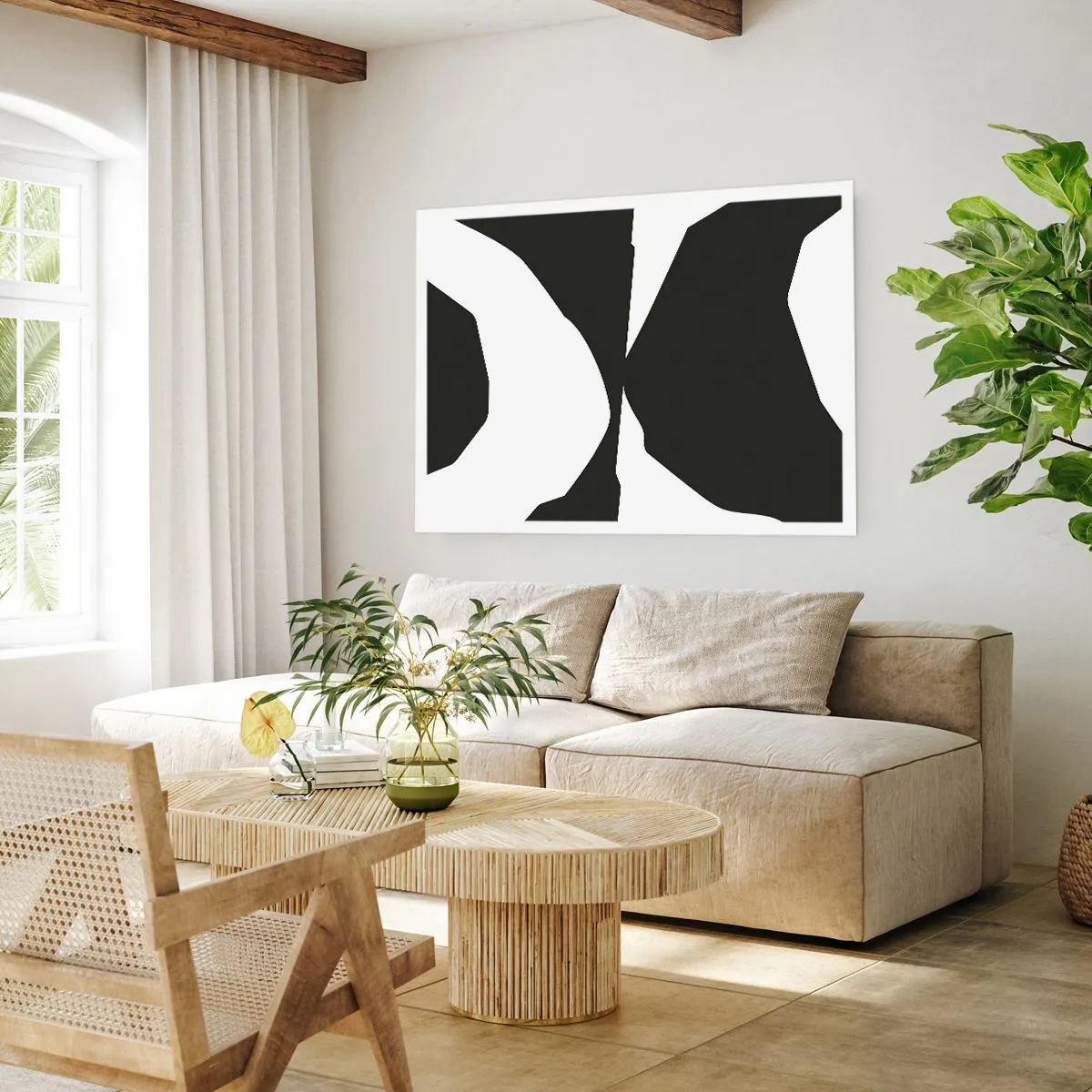 Poster - Pozitiv -negativ - 100x70 cm