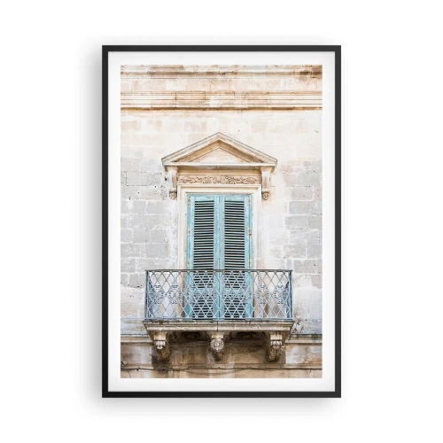Poster în ramă neagră - Farmecul unic italian - 61x91 cm