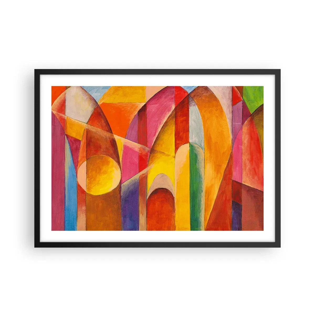 Poster în ramă neagră - Catedrala Soarelui - 70x50 cm