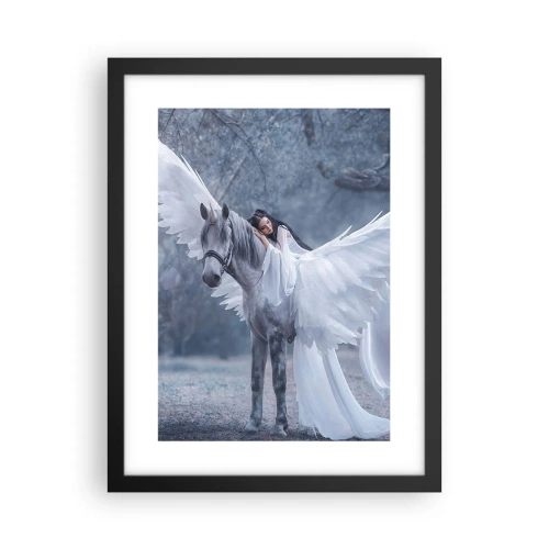 Poster în ramă neagră - Moment inspirat - 30x40 cm