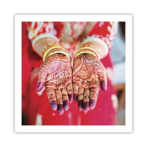 Poster - Gata să prindă fericirea - 60x60 cm