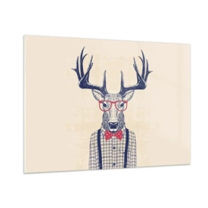 Tablou pe sticlă - O extravaganță jucăușă - 100x70 cm