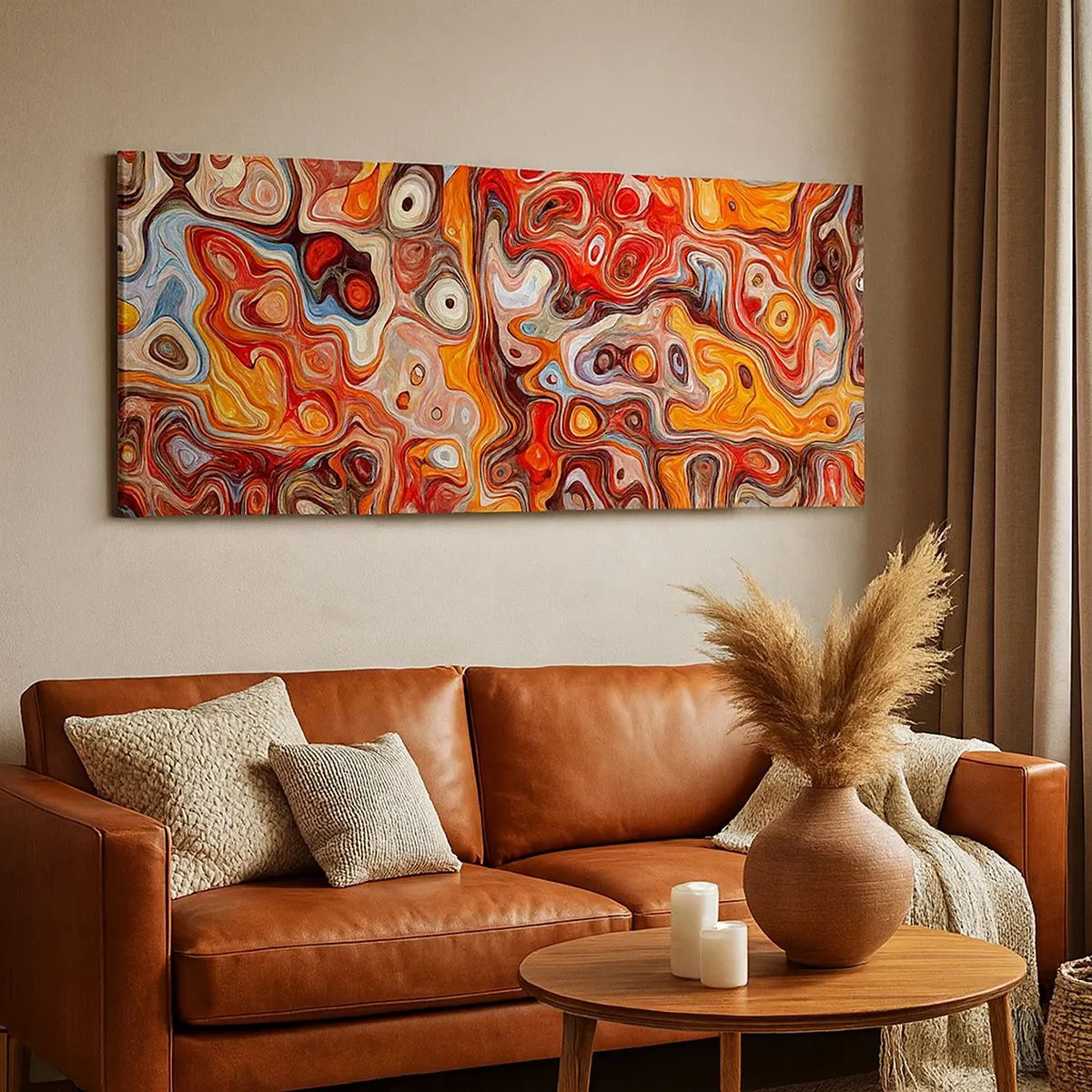 Tablou pe pânză - Dacă nucile s-au topit în miere - 100x40 cm