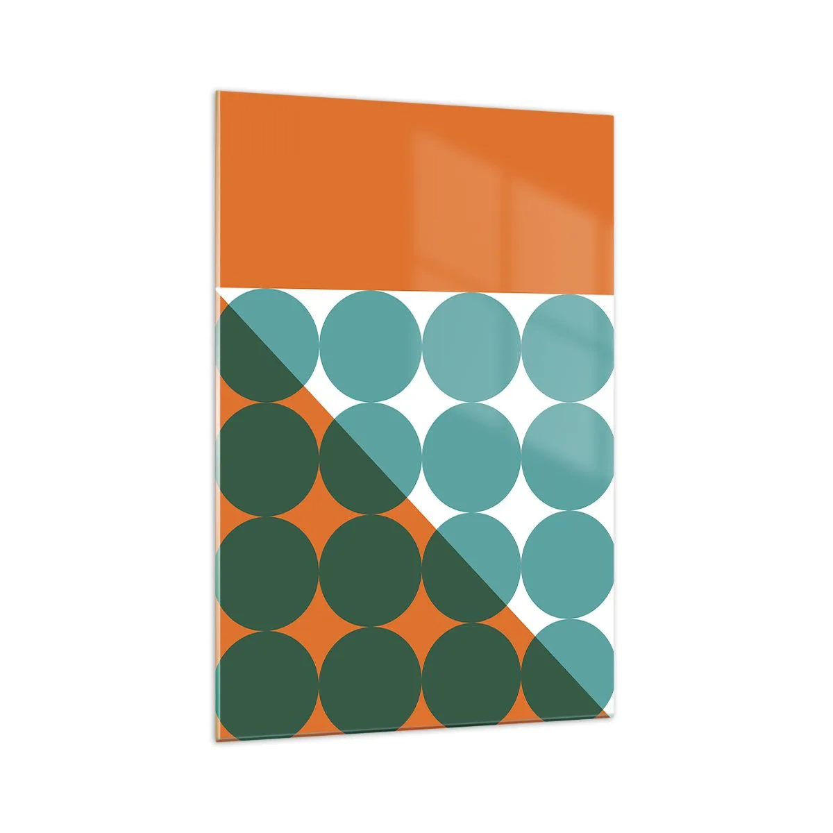 Tablou pe sticlă - Sus și pe diagonală - 70x100 cm