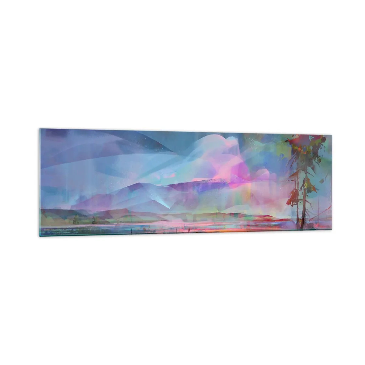 Tablou pe sticlă - Sub un cer binevoitor - 160x50 cm