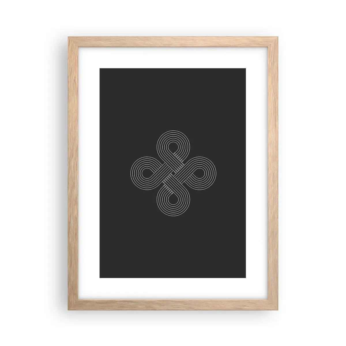 Poster în ramă de stejar deschis - În spirit celtic - 30x40 cm