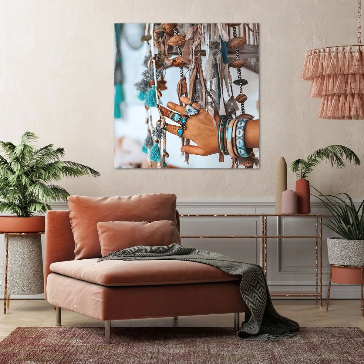 Tablou pe pânză - Comori locale - 40x40 cm