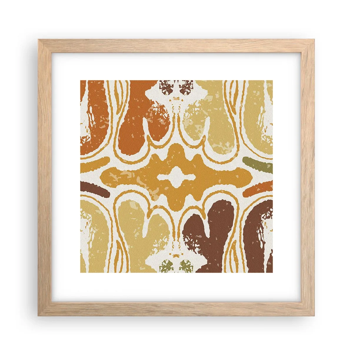 Poster în ramă de stejar deschis - Abstracție sentimentală - 30x30 cm