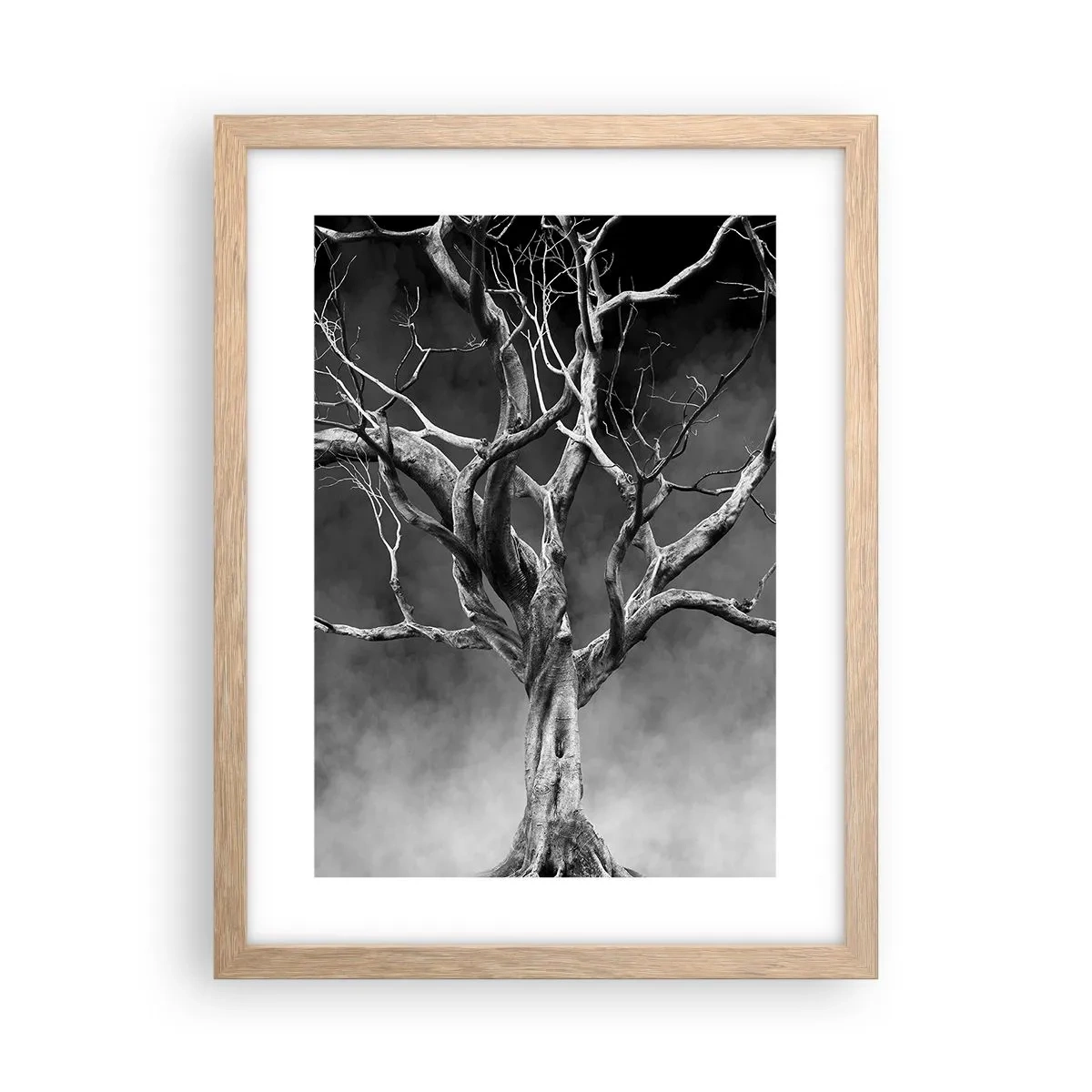 Poster în ramă de stejar deschis - Primare și sacre - 30x40 cm