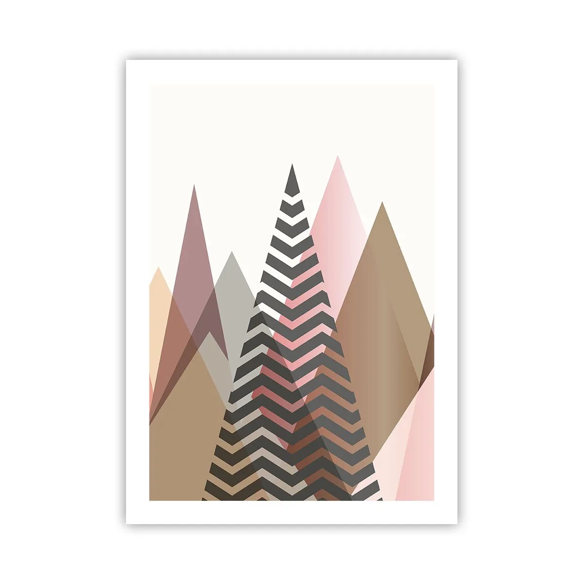 Poster - Construcție piramidală - 50x70 cm