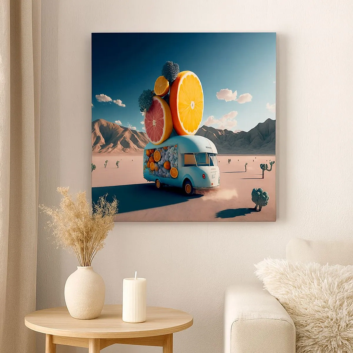 Tablou pe pânză - Gustul vacanței - 30x30 cm