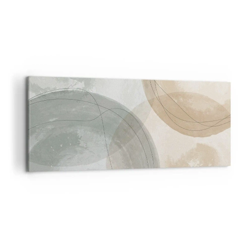 Tablou pe pânză - Întrepătrunderea lumilor - 100x40 cm