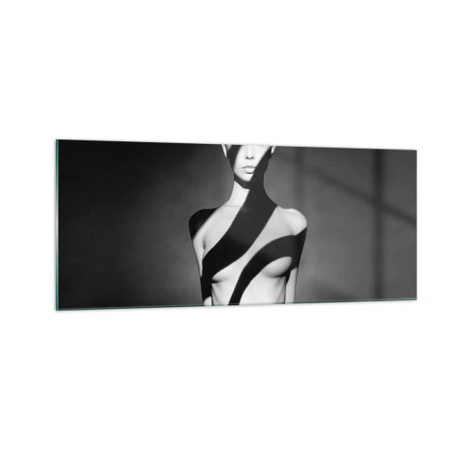 Tablou pe sticlă - La strălucire și la umbră - 100x40 cm