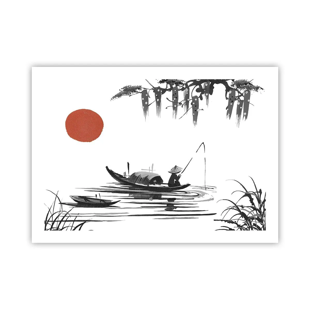 Poster - O după-amiază asiatică - 70x50 cm